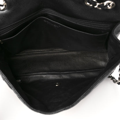 Chanel Caviar Quilted Jumbo Single Flap Black 5 of 9