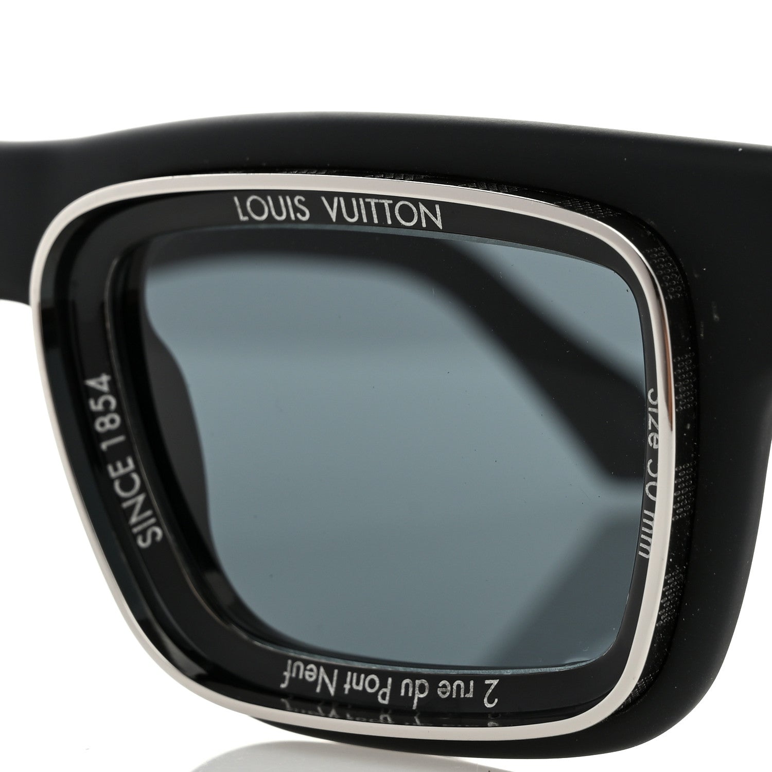 Louis Vuitton LV Super Vision Square Sunglasses Z2442U Black