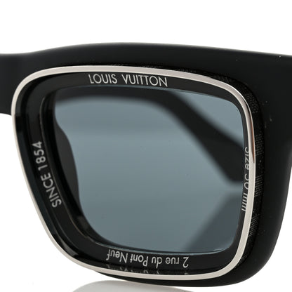 Louis Vuitton LV Super Vision Square Sunglasses Z2442U Black 7 of 7