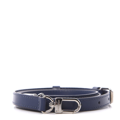 Louis Vuitton Calfskin 16mm Adjustable Shoulder Strap Indigo 1 of 2