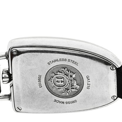 Hermes Stainless Steel Barenia 26mm Galop Quartz Watch Noir 4 of 5