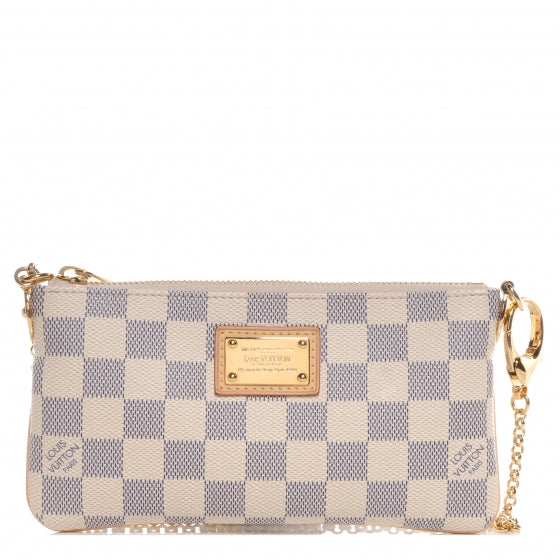 Louis Vuitton Damier Azur Pochette Milla MM 1 of 9