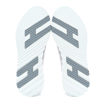 Hermes Knit Womens Flex Bolduc Sneakers 37.5 Gris Silex 5 of 10