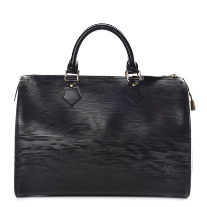 Louis Vuitton Epi Speedy 30 Black 1 of 13