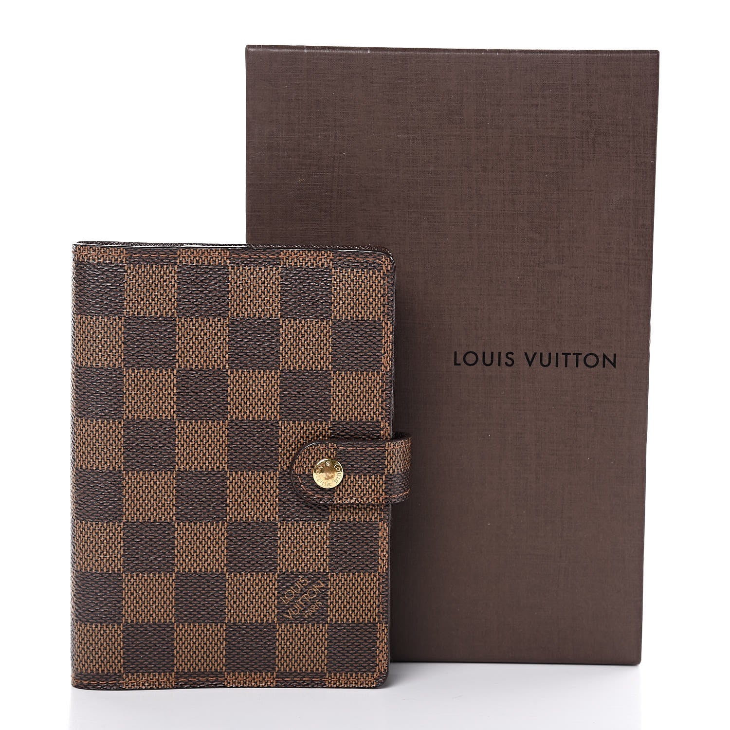 Louis Vuitton Damier Ebene Small Ring Agenda Cover 8 of 8