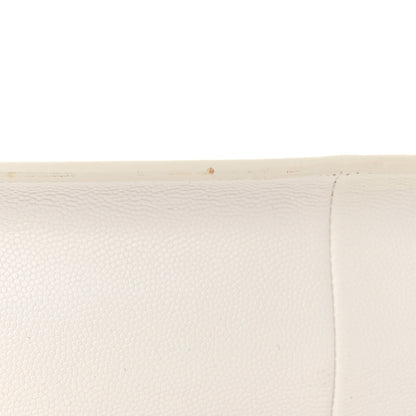 Chanel Caviar Quilted My Everything Large Shopping Tote White Black 14 of 15