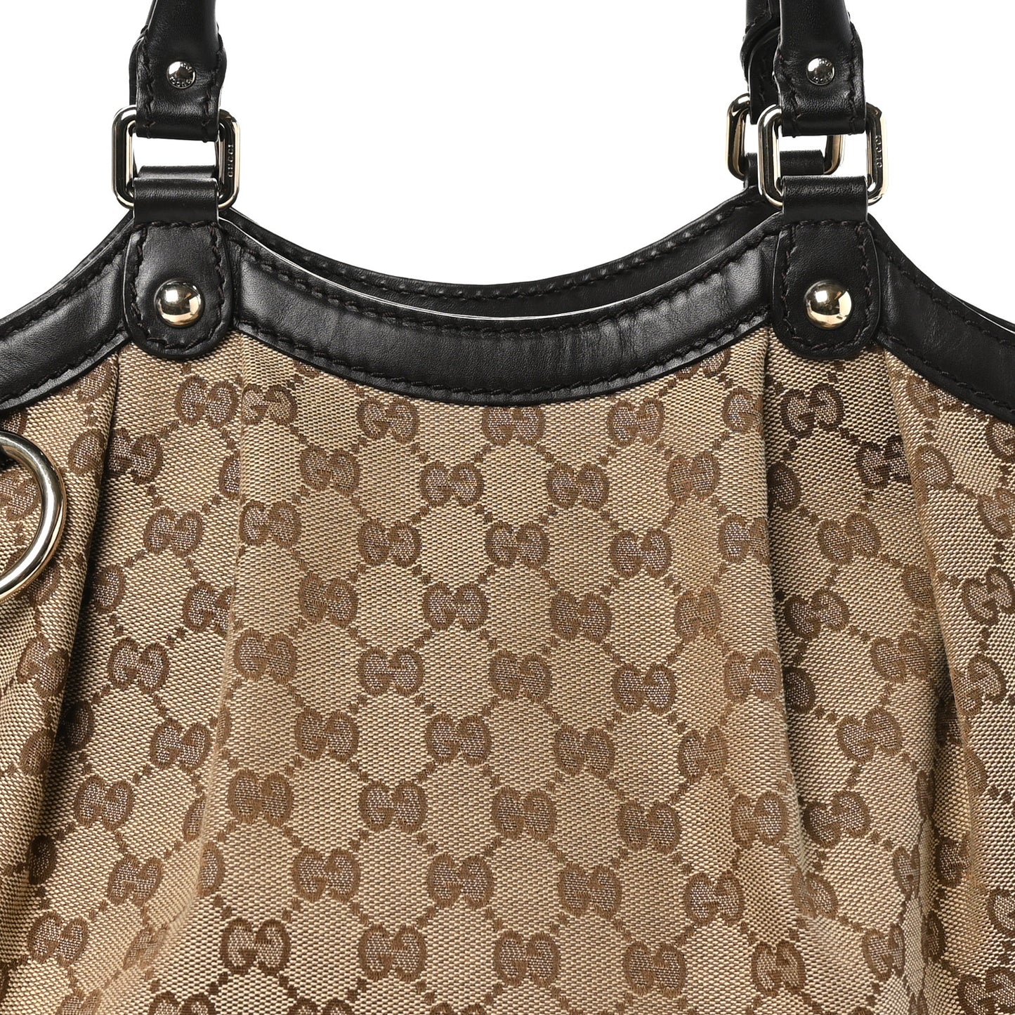 Monogram Medium Sukey Tote Dark Brown