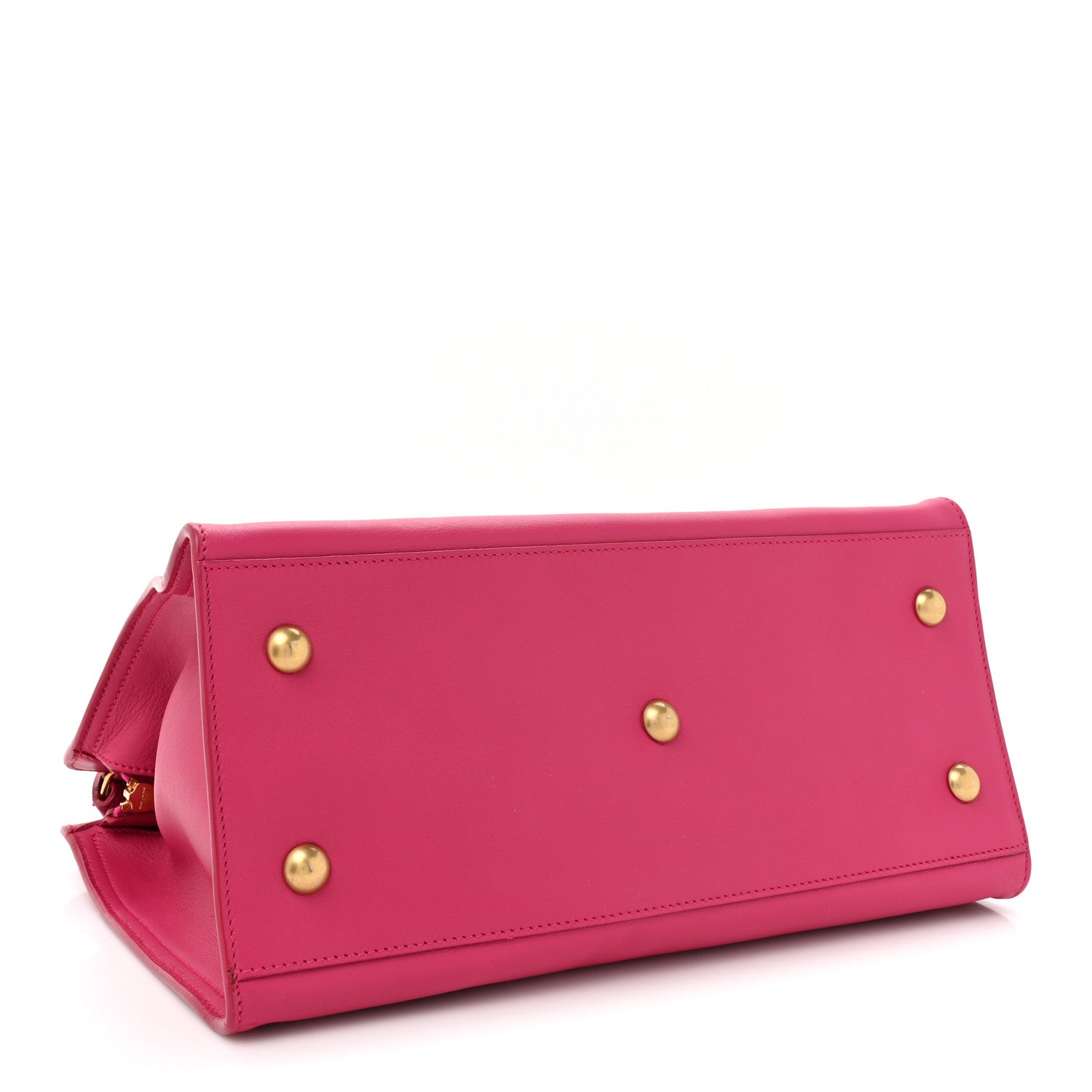 Saint Laurent Calfskin Small Classic Y Cabas Fuchsia 4 of 14