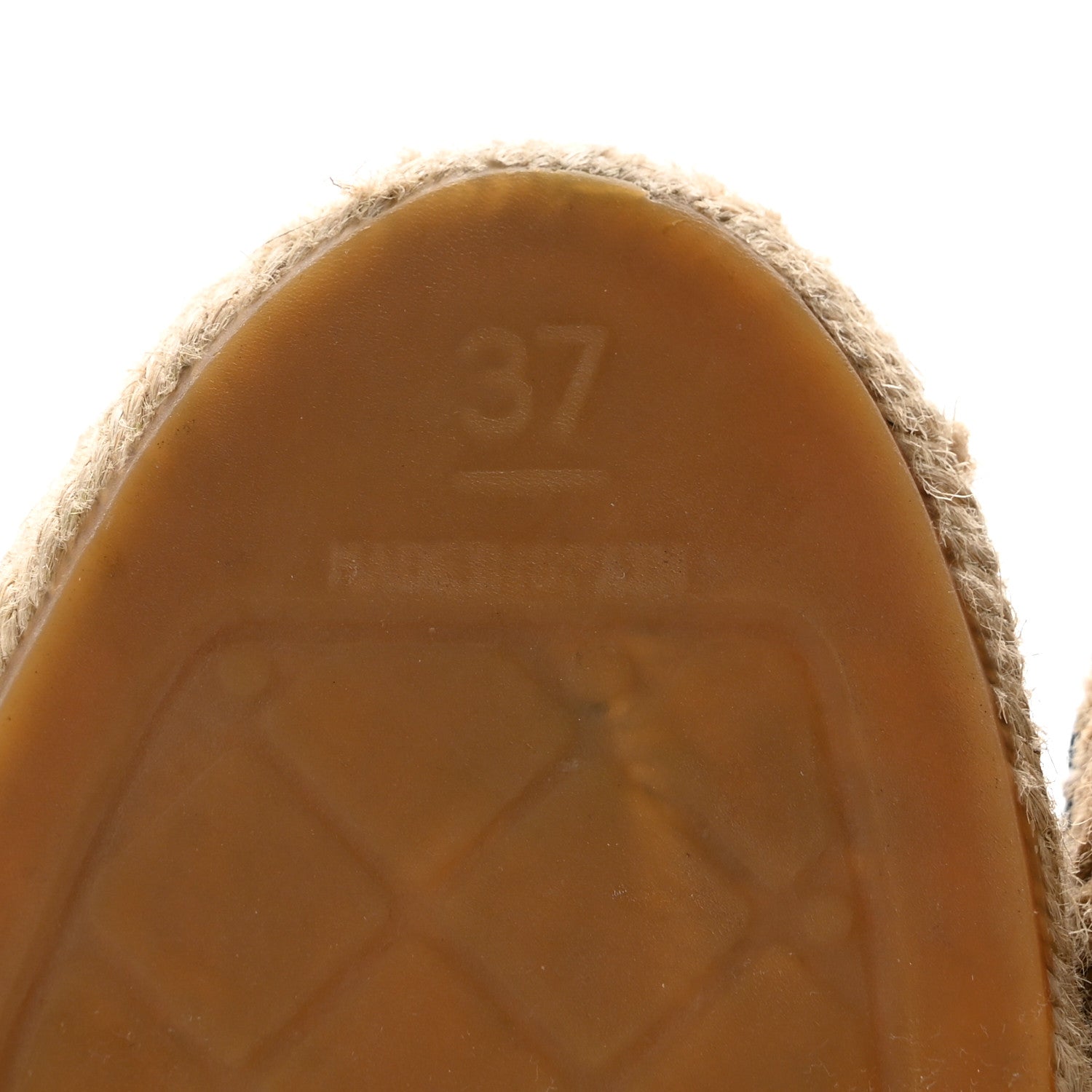 Chanel Lambskin CC Espadrilles 37 Blue 7 of 11