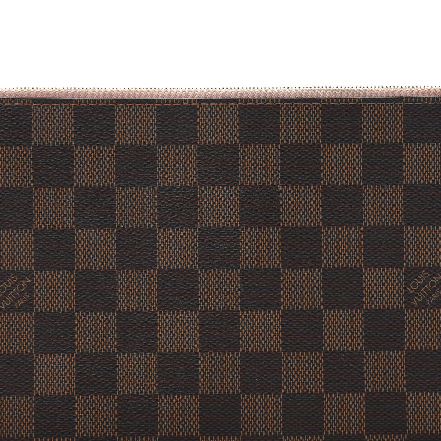 Damier Ebene Neverfull MM GM Pochette Rose Ballerine