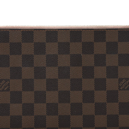 Louis Vuitton Damier Ebene Neverfull MM GM Pochette Rose Ballerine 7 of 7
