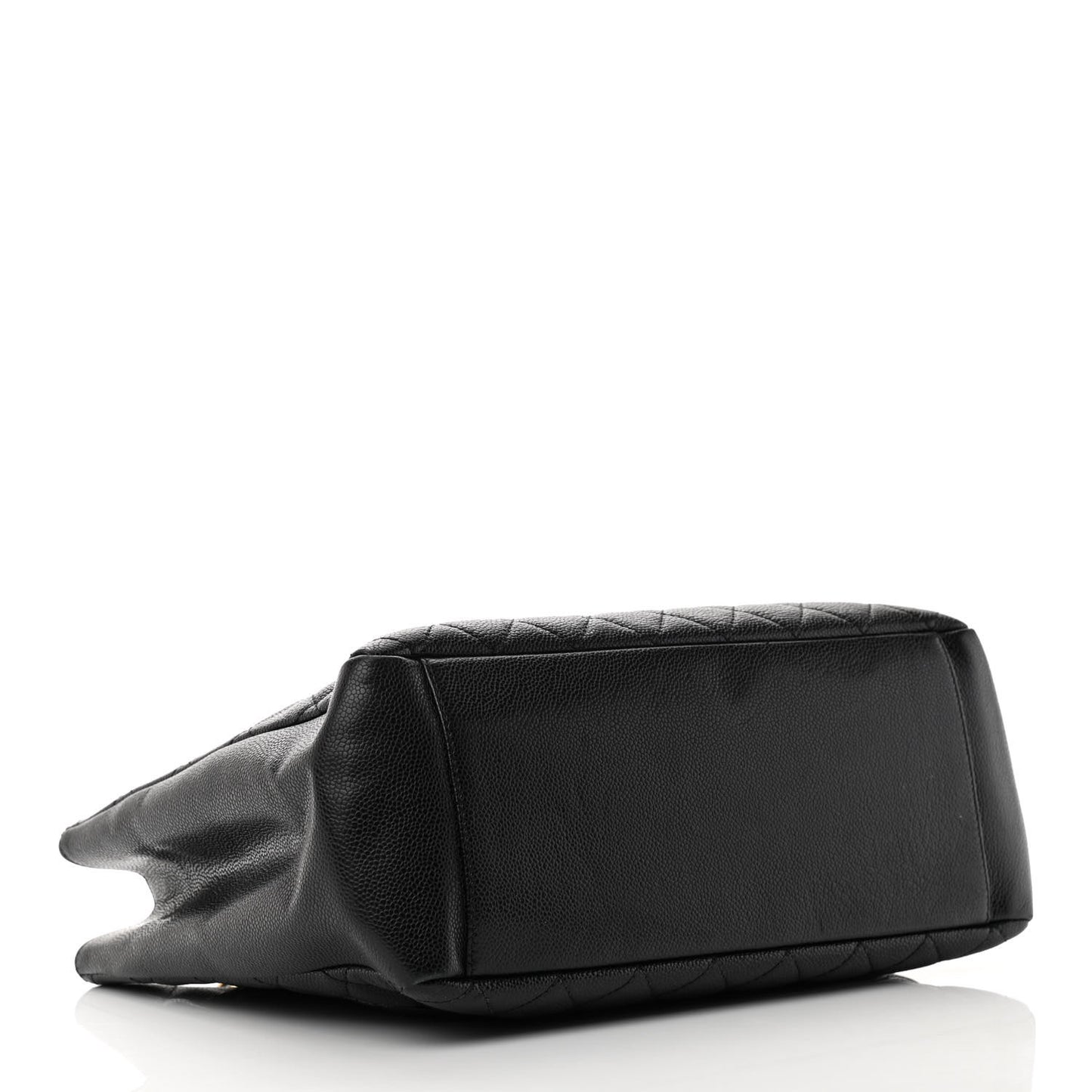 Caviar Quilted Grand Shopping Tote GST Black