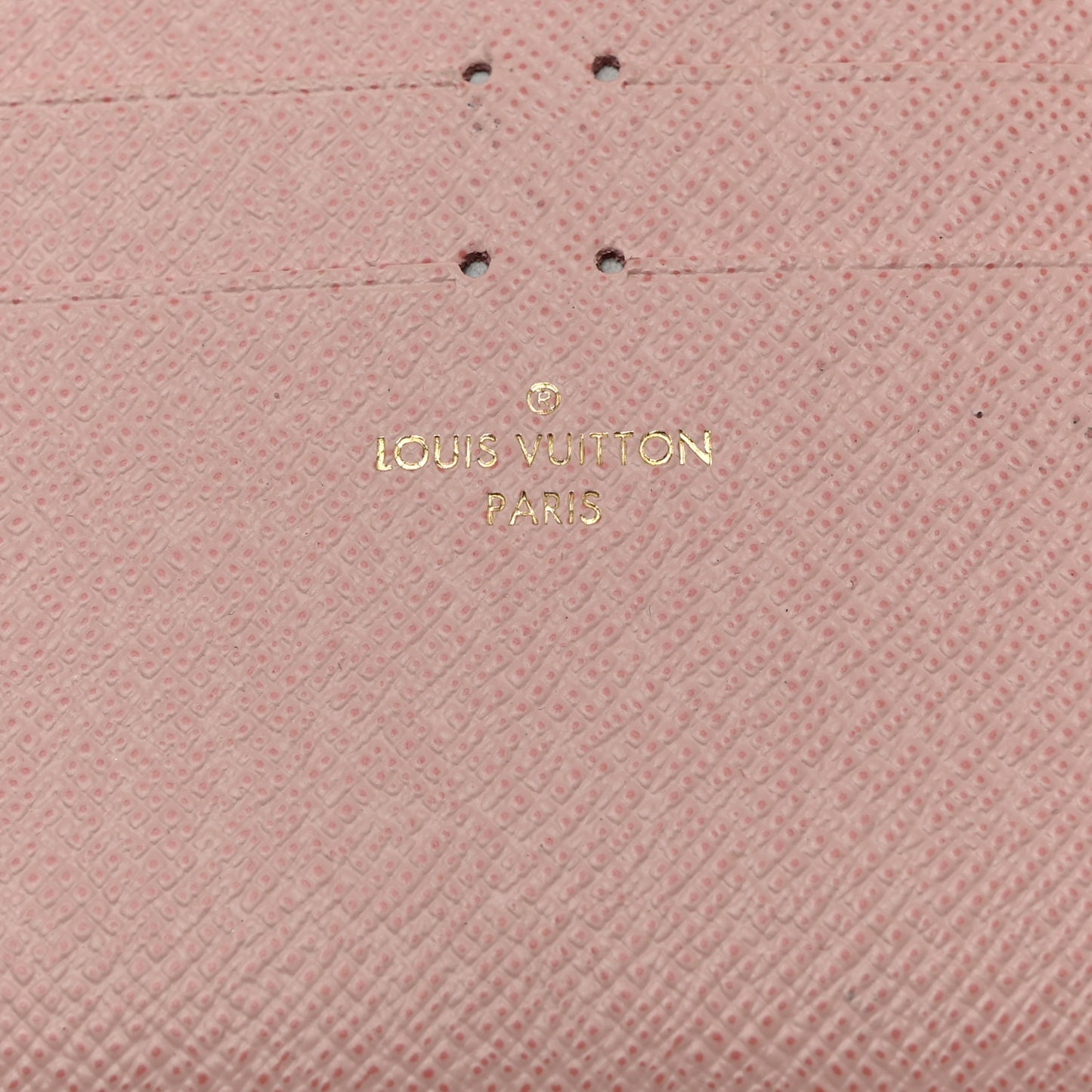 Calfskin Felicie Card Holder Insert Rose Ballerine