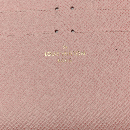 Louis Vuitton Calfskin Felicie Card Holder Insert Rose Ballerine 5 of 6