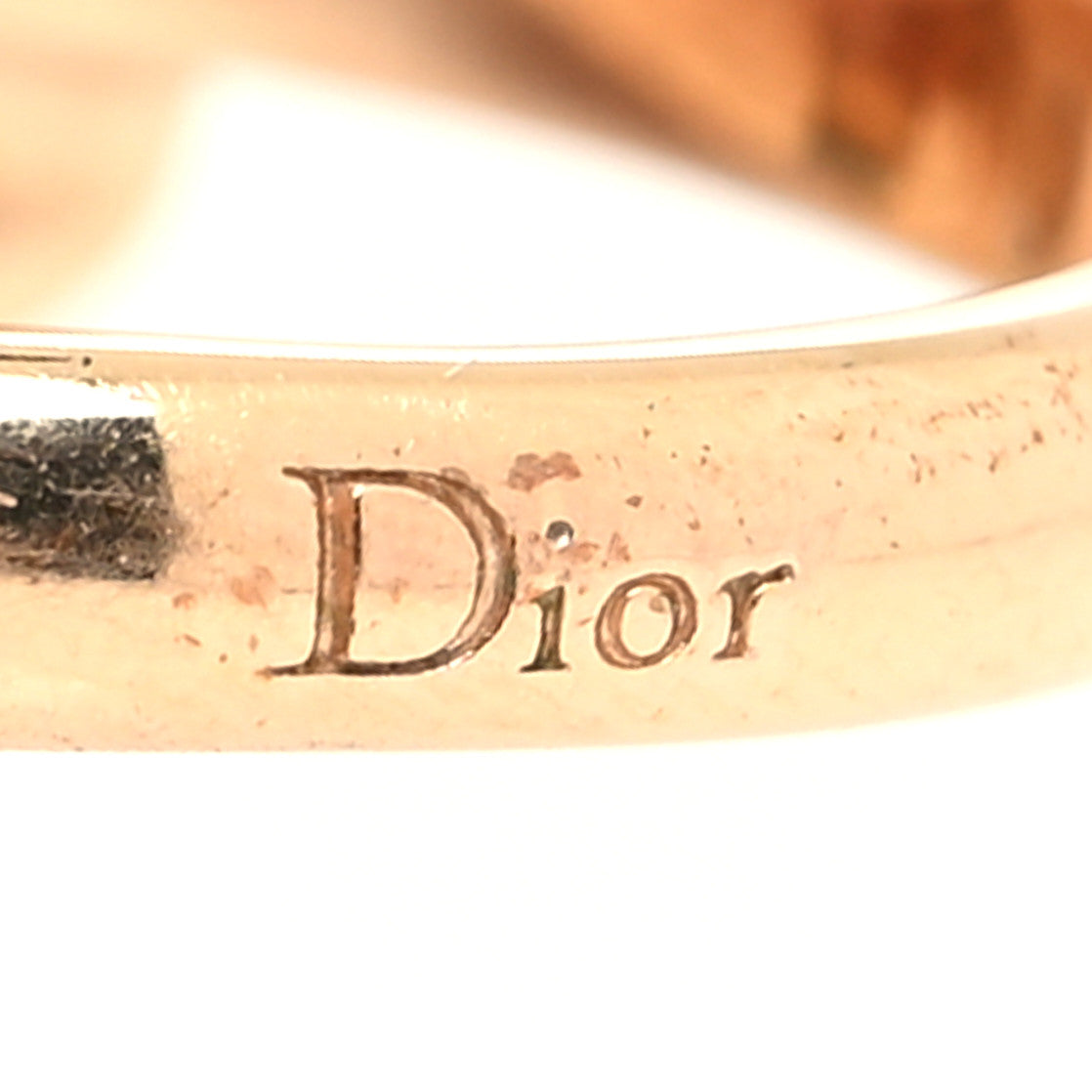 Christian Dior Pearl Secret Cannage Ring S Rose Gold 4 of 5