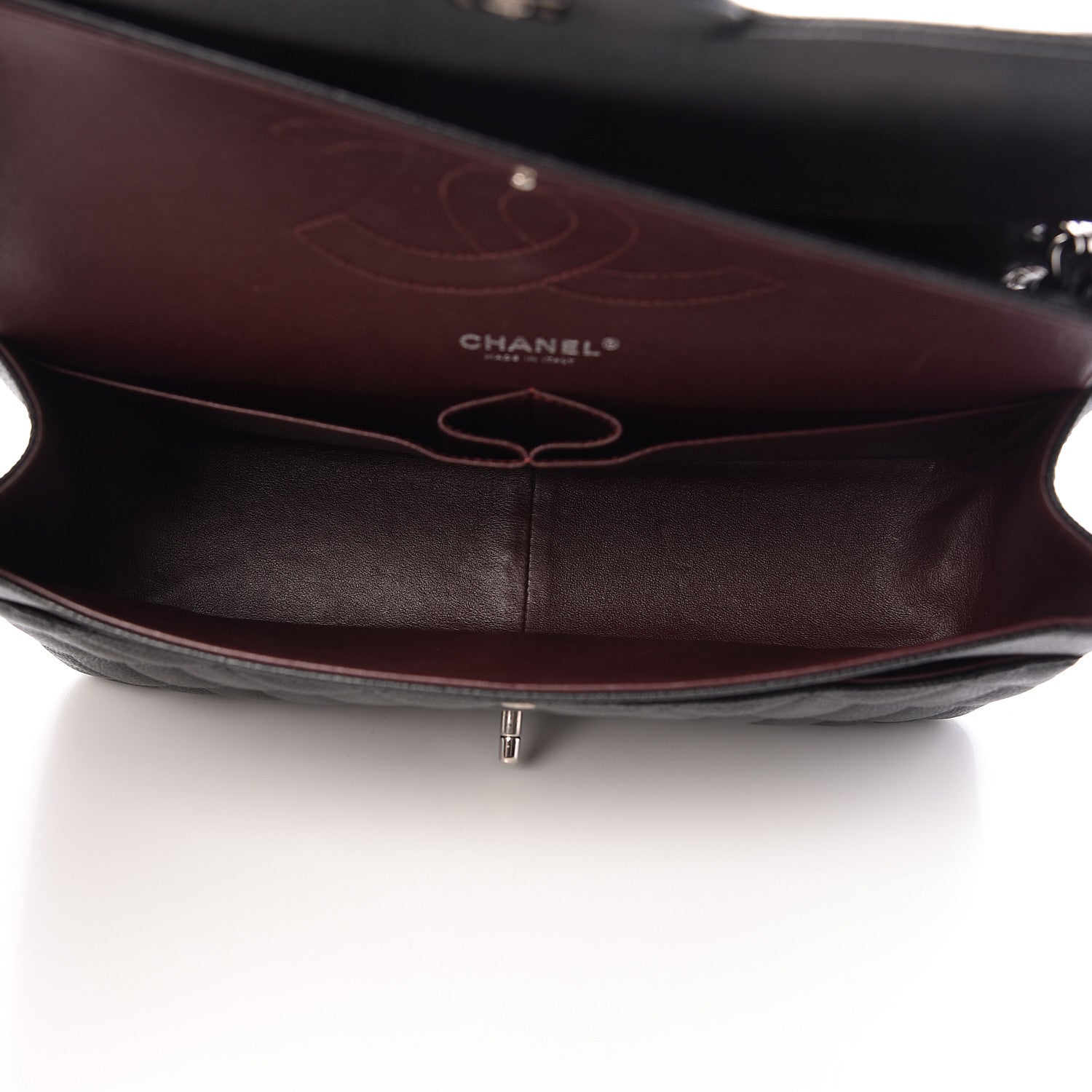 Chanel Caviar Quilted Jumbo Double Flap Black 5 of 12