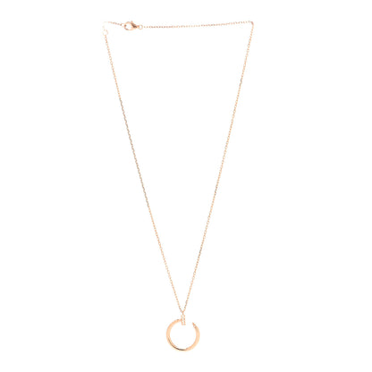 Cartier 18K Pink Gold Diamond Juste Un Clou Pendant Necklace 2 of 5
