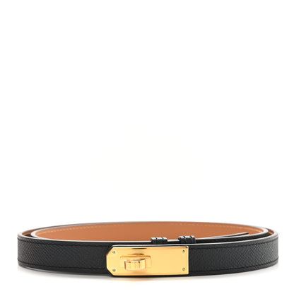 Hermes Epsom Kelly Belt Black 1 of 4