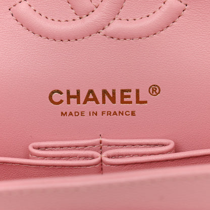 Chanel Caviar Quilted Small Double Flap Pink 6 of 10