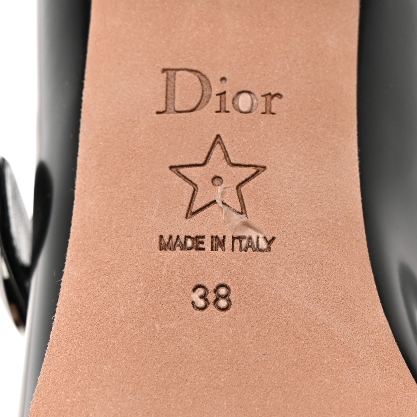 Brushed Calfskin Uniform 30mm Pumps 38 Black