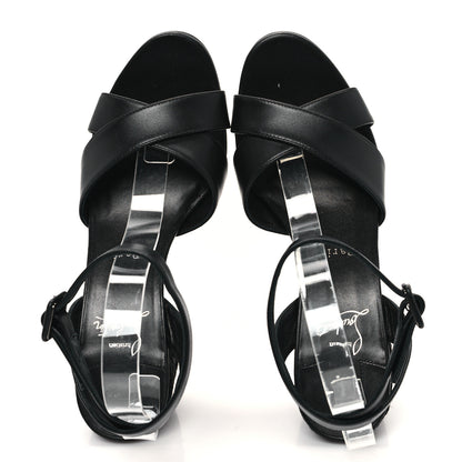 Christian Louboutin Nappa Summer Mariza 85 Sandals 39 Black 2 of 10
