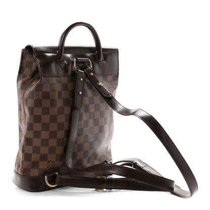 Louis Vuitton Damier Ebene Soho Backpack 2 of 12
