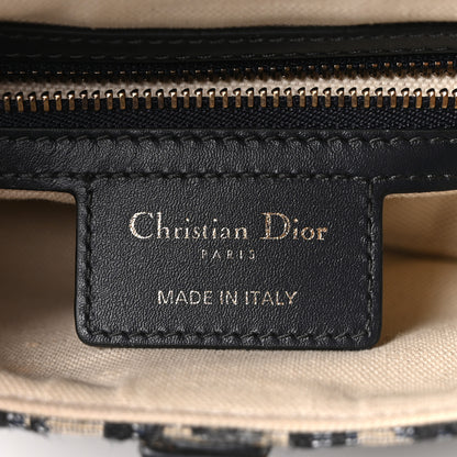 Christian Dior Oblique Saddle Bag Blue 10 of 19