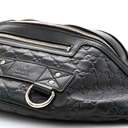 Gucci Guccissima Waist Belt Bag Black 10 of 12