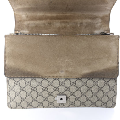 Gucci GG Supreme Monogram Medium Dionysus Shoulder Bag Taupe 9 of 13