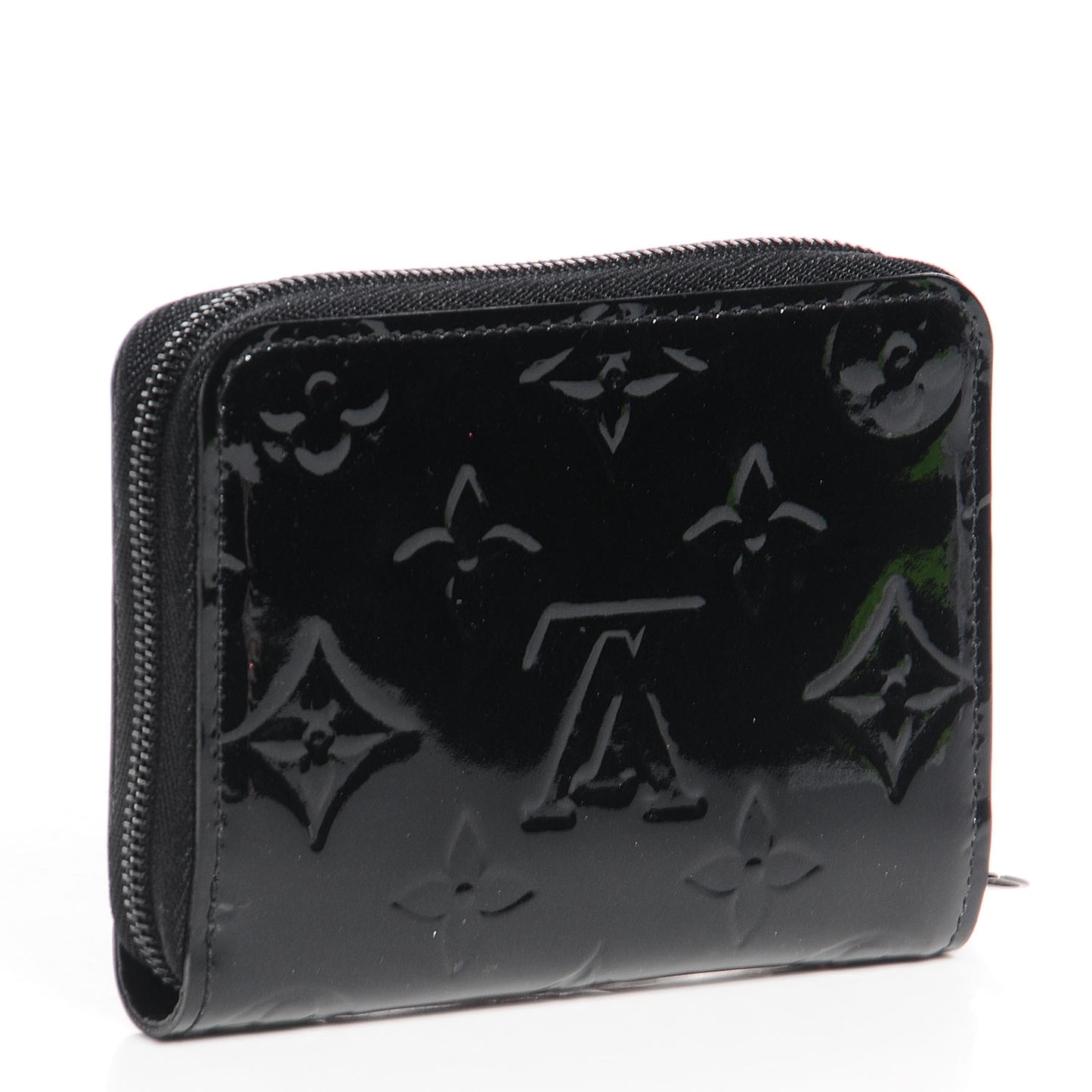 Vernis Zippy Coin Purse Wallet Noir Magnetique