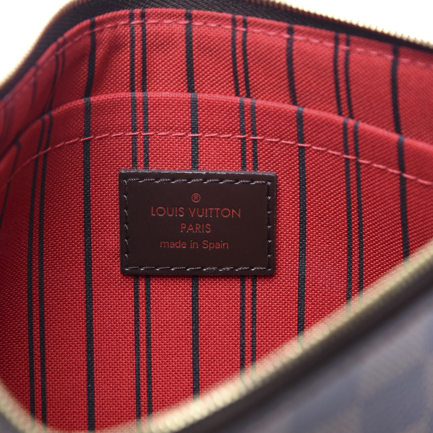 Louis Vuitton Damier Ebene Neverfull MM GM Pochette 7 of 8