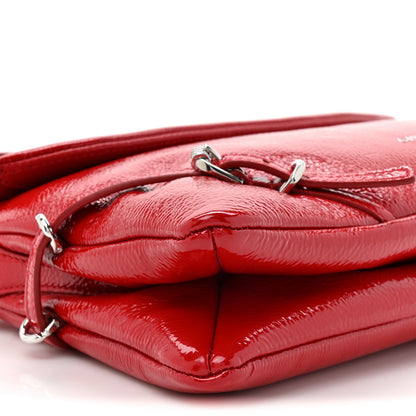 Givenchy Patent Calfskin Small P'tit Voyou Shoulder Bag Vermillon 10 of 10