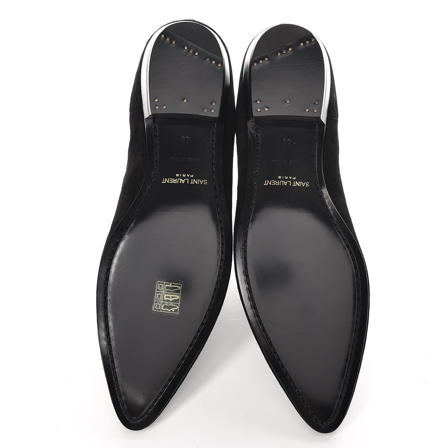 Saint Laurent Mens Suede Chelsea Boots 44 Black 5 of 9