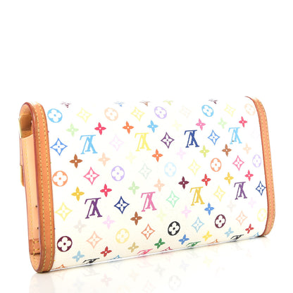 Louis Vuitton Monogram Multicolor Porte Tresor International Wallet White 3 of 8