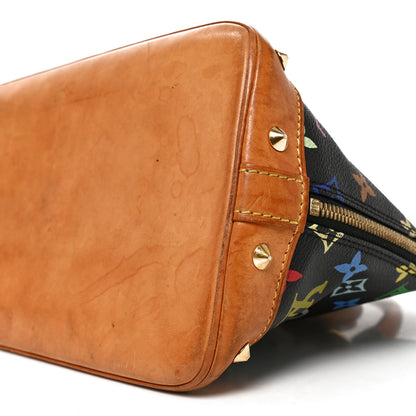 Louis Vuitton Monogram Multicolor Alma Black 9 of 9