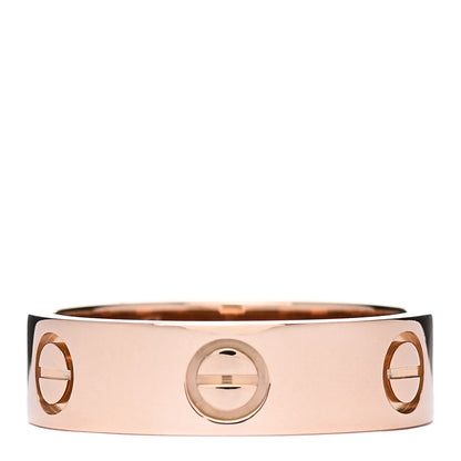Cartier 18K Pink Gold 5.5mm LOVE Ring 54 6.75 1 of 4