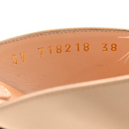 Saint Laurent Satin Feather Mae Mule Sandals 38 Soft Nude 8 of 13