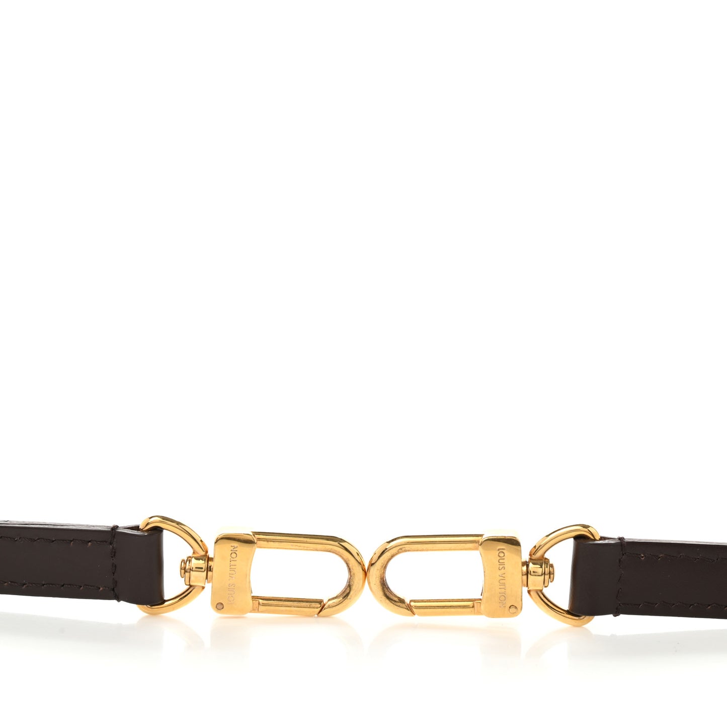 Calfskin 12mm Adjustable Shoulder Strap Brown