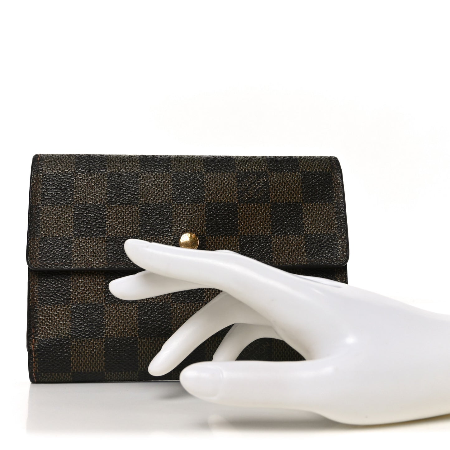 Damier Ebene Porte Tresor Etui Papier Wallet