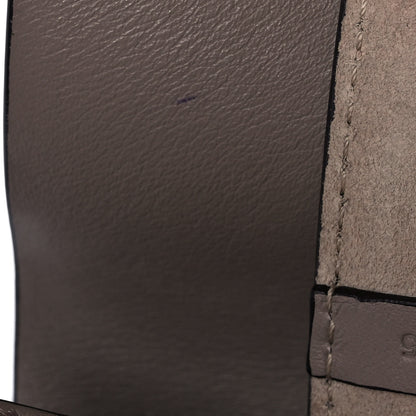 Chloe Suede Calfskin Mini Faye Shoulder Bag Motty Grey 11 of 11