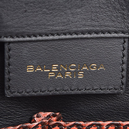 Balenciaga Python Papier A4 Tote Red 6 of 7