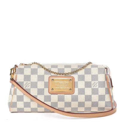 Louis Vuitton Damier Azur Eva Clutch 1 of 9