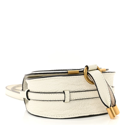 Chloe Calfskin Nano Marcie Saddle Bag White 4 of 12
