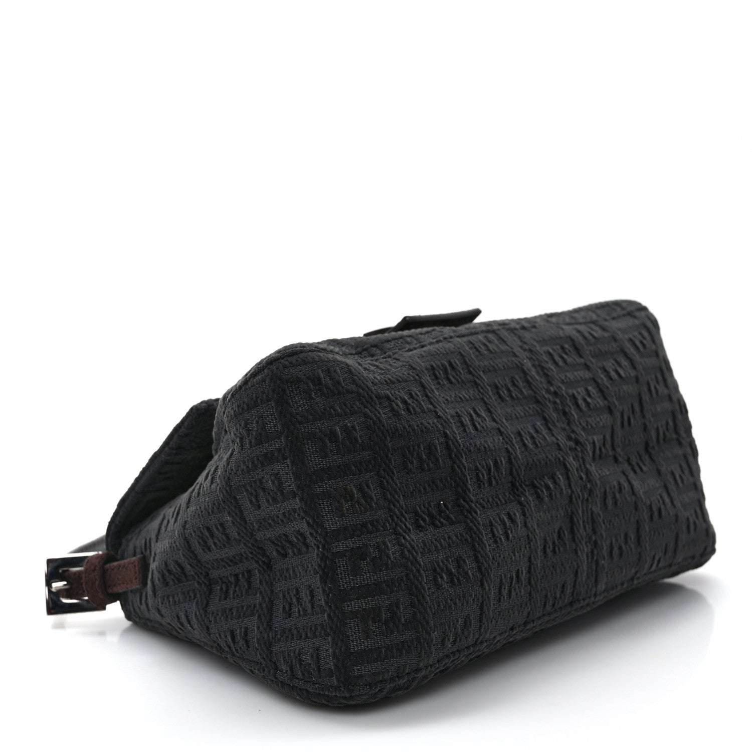 Fendi Velvet Zucchino Suede Mini Mama Baguette Grigio Testa di Moro Grigio Testa di Moro 4 of 12
