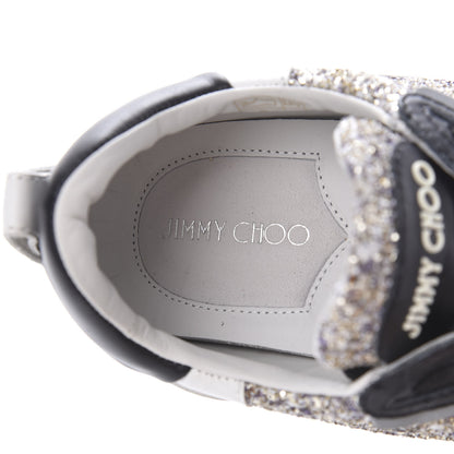Jimmy Choo Glitter Raine Sneakers 37.5 White 7 of 7