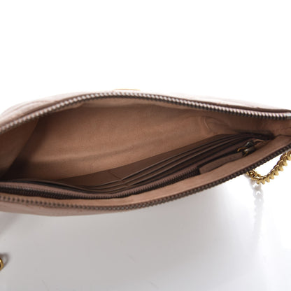 Gucci Calfskin Matelasse Mini GG Marmont Chain Bag Porcelain Rose 5 of 8