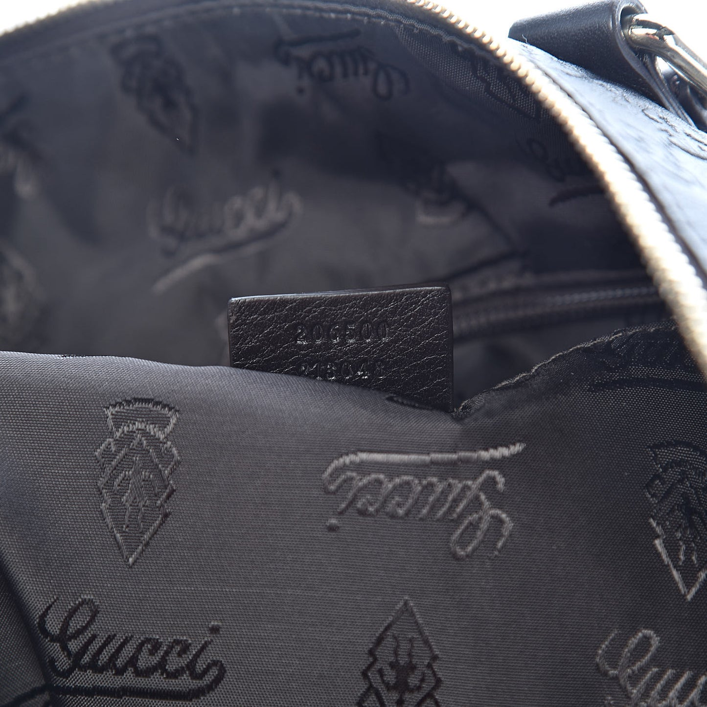 Guccissima Large Carry On Duffle Chocolate