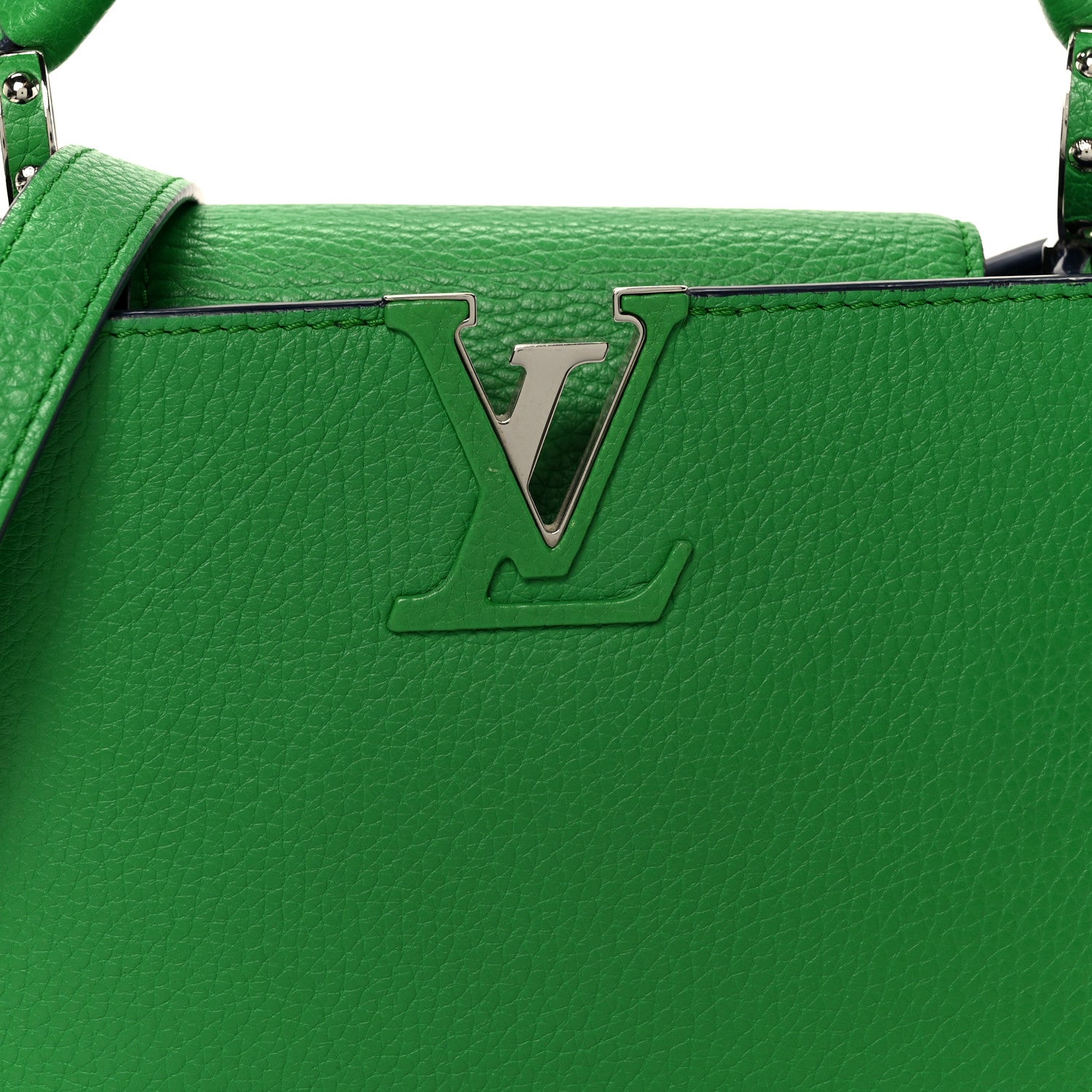 Louis Vuitton Taurillon Capucines BB Bamboo Indigo 7 of 9