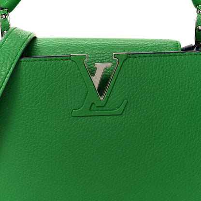 Louis Vuitton Taurillon Capucines BB Bamboo Indigo 7 of 9