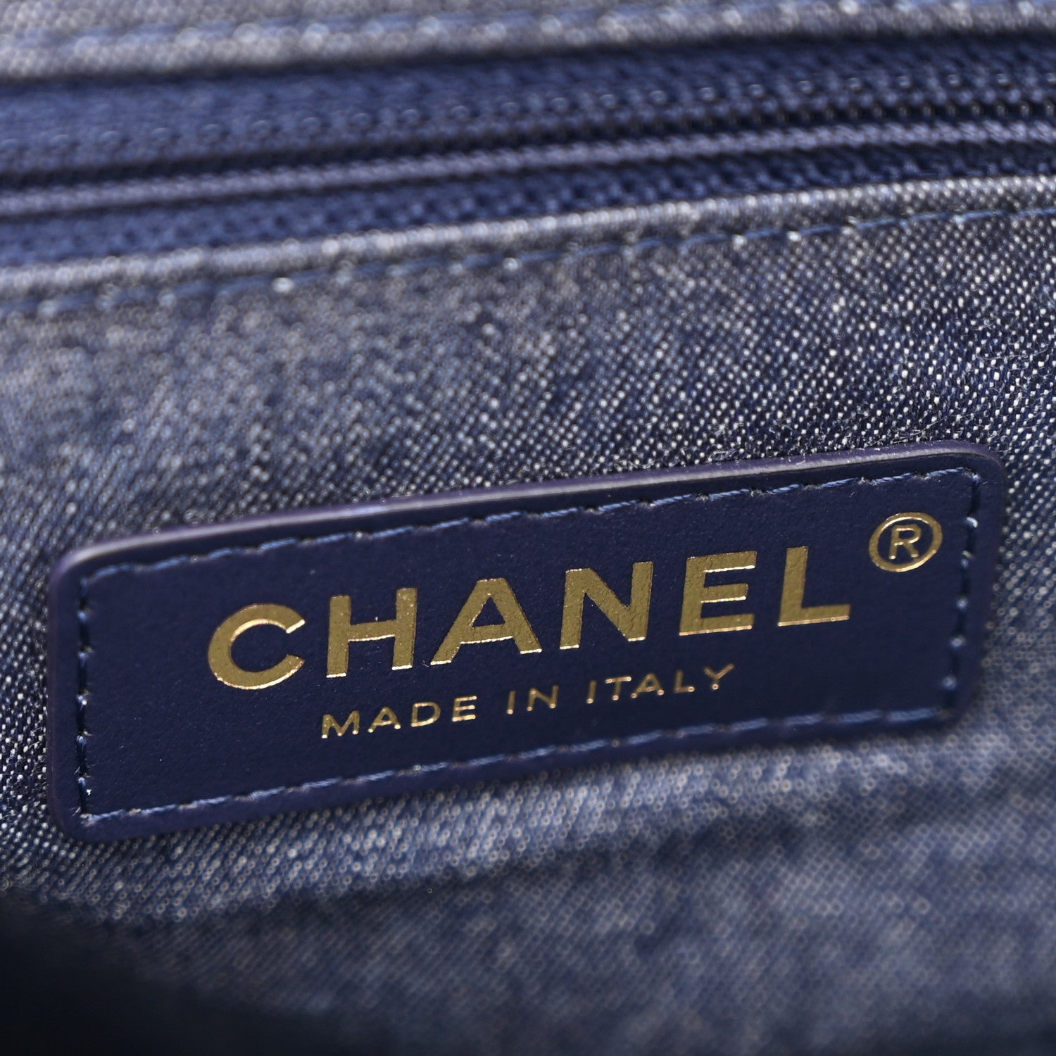 Chanel Canvas Double Waist Bag Backpack Blue 10 of 16